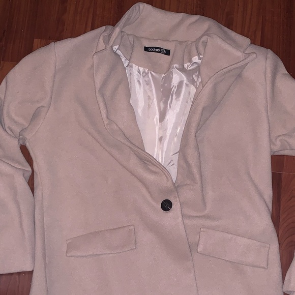 Boohoo Jackets & Blazers - Taupe Blazer